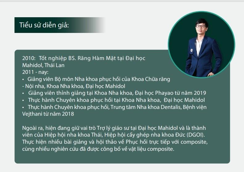 IỂU SỬ DIỄN GIẢ TRONG SỰ KIỆN WEBINAR CỦA TRUNG HẢI